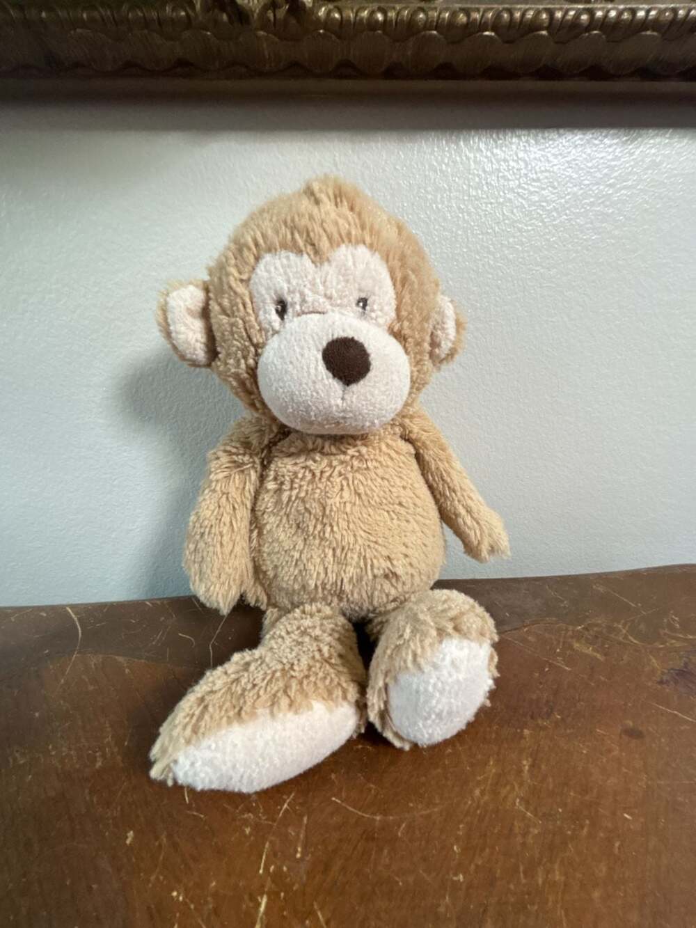 Carter's Snuggle Me Monkey Plush Stuffed Animal Toy Tan Brown